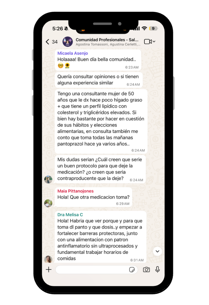 Comunidad WhatsApp Profesionales VN